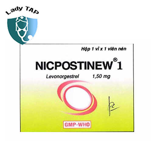 Nicpostinew 1 - Thuốc tránh thai khẩn cấp hiệu quả