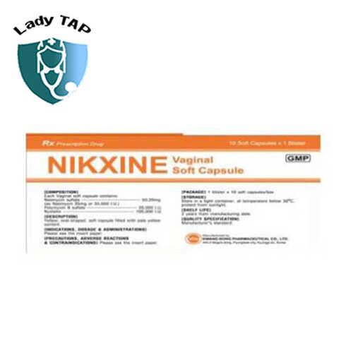 Nikxine - Thuốc điều trị viêm phụ khoa hiệu quả của Hàn Quốc