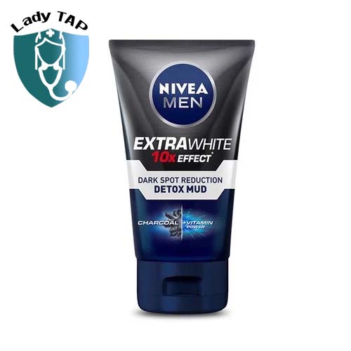 Nivea Men Extra White Dark Spot Reduction Detox Mud 100ml