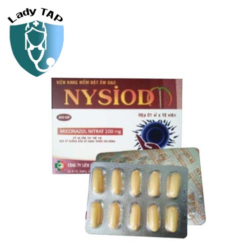 Nysiod-M 200mg Mebiphar - Điều trị nhiễm nấm âm hộ