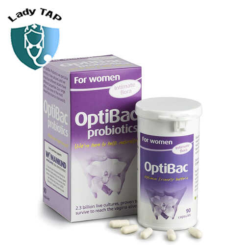Optibac Probioctics - Viên uống hỗ trợ điều trị viêm phụ khoa