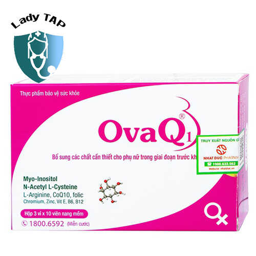 Ovaq1 - Hỗ trợ tăng khả năng mang thai hiệu quả của Mediplantex
