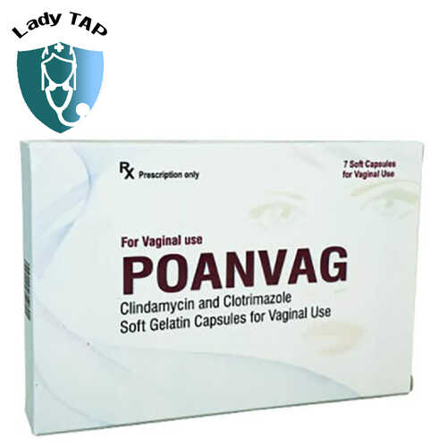 Poanvag - Viên đặt điều trị viêm âm đạo hiệu quả của Ấn Độ
