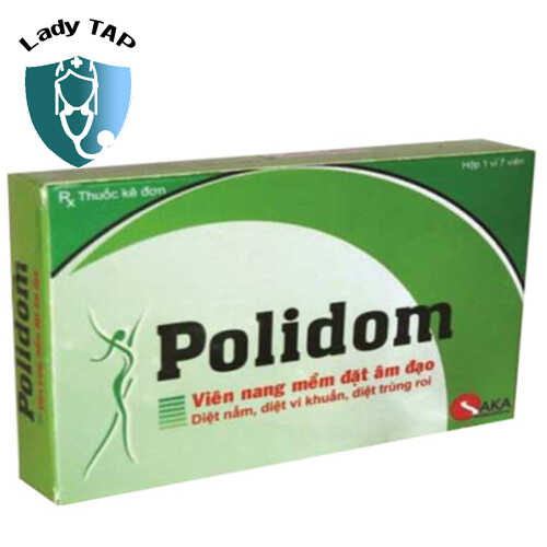 Polidom - Thuốc đặt điều trị viêm nhiễm phụ khoa hiệu quả