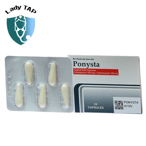 Ponysta - Thuốc đặt điều trị viêm âm đạo hiệu quả