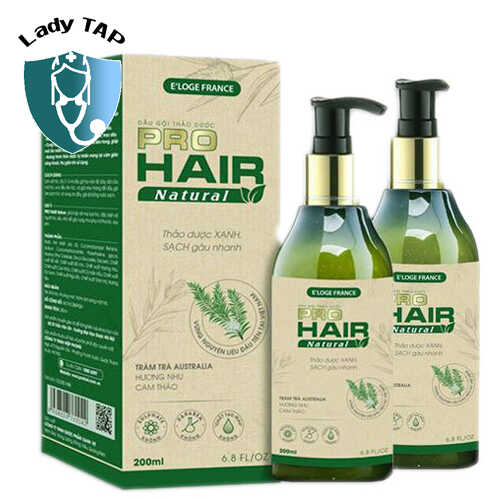 Pro Hair Natural - Dầu gội trị gàu - dưỡng ẩm da đầu hiệu quả