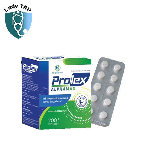 Prolex Alphamax Dược Phẩm Minh Hạnh - Giảm các triệu chứng viêm, đau, phù nề