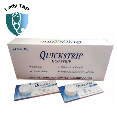 Quickstrip xanh - Que thử thai hiệu quả, chính xác, tiện lợi của Medicon