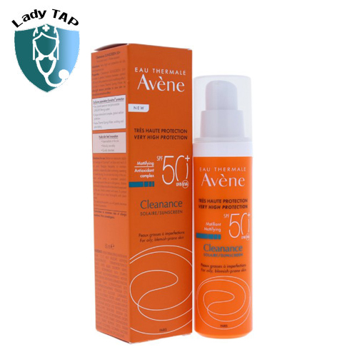 Kem chống nắng Avene Cleanace Sunscreen Very High Protection SPF50+ 50ml - Bảo vệ da trước tác hại của thời tiết