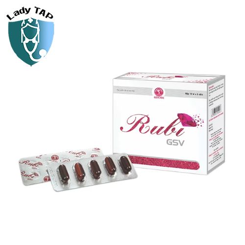 RUBI GSV Hataphar - Hỗ trợ bổ sung vitamin và dưỡng chất cho da