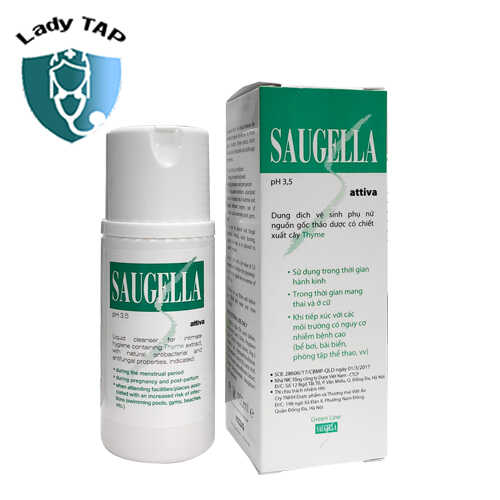Saugella attiva - Dung dịch vệ sinh dành cho phụ nữ