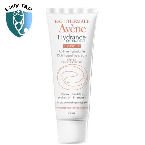 Avene Hydrance Optimale UV Rich SPF20 40ml - Bổ sung độ ẩm cho da căng mọng và mềm mượt