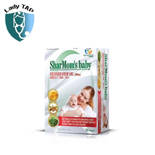 SharMom's baby VGAS - Giúp bổ sung DHA, EPA,các vitamin và khoáng chất