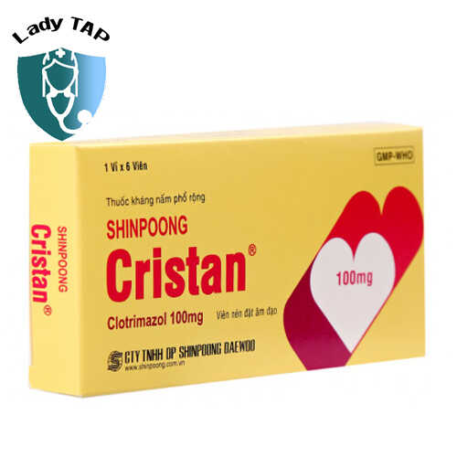 Shinpoong Cristan - Thuốc điều trị nhiễm nấm Candida hiệu quả