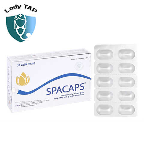 Spacaps - Viên uống hỗ trợ điều trị khô âm đạo