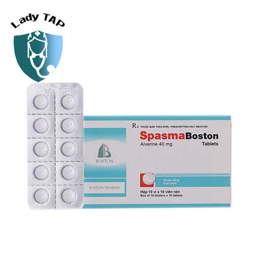 SpasmaBoston 40mg - Thuốc điều trị co thắt vùng tiết niệu của Boston