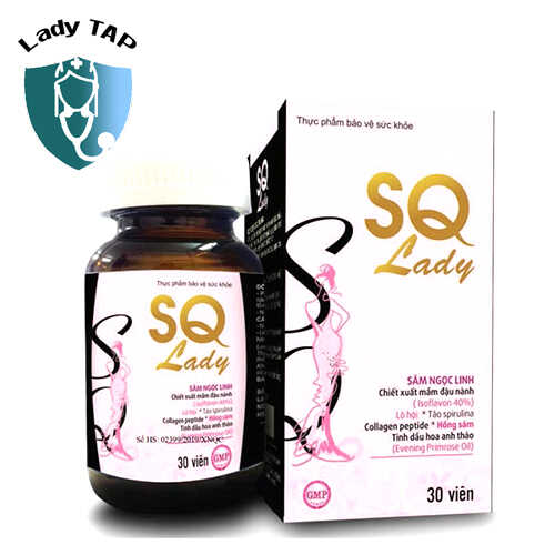 SQ Lady - Hỗ trợ tăng nội tiết tố nữ, giảm lão hóa da hiệu quả