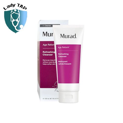 Sữa rửa mặt Murad Refreshing Cleanser 200ml - Làm sạch tất cả những chất bẩn trên bề mặt da gây tắt nghẽn lỗ chân lông
