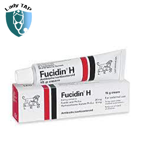 Fucidin H Cream 15g Leo - Giúp điều trị viêm da ở người lớn và trẻ em
