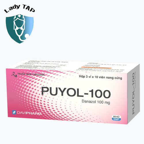 Puyol-100 - Thuốc điều trị lạc nội mạc tử cung hiệu quả của Davipharm