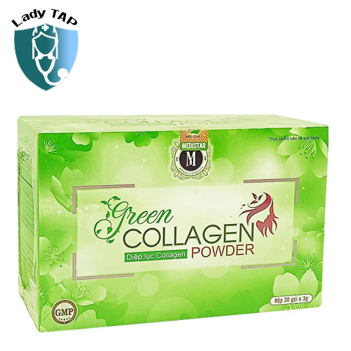 Green Collagen Powder Medistar -Chống lão hóa, mờ nám và tàn nhang