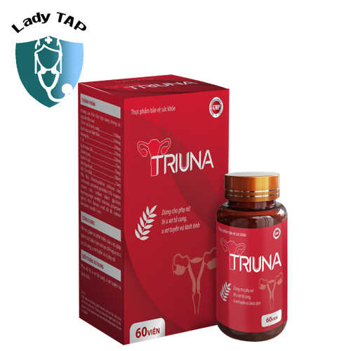 Triuna - Hỗ trợ giảm phát triển u xơ tử cung, u nang buồng trứng hiệu quả