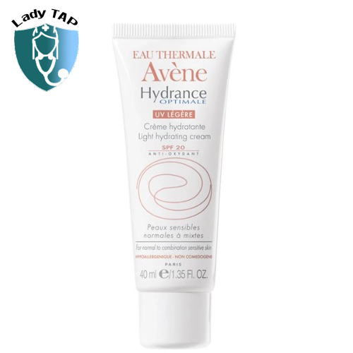 Avene Hydrance Optimale Light Cream 40ml - Bổ sung khoáng Avene và làm mềm da