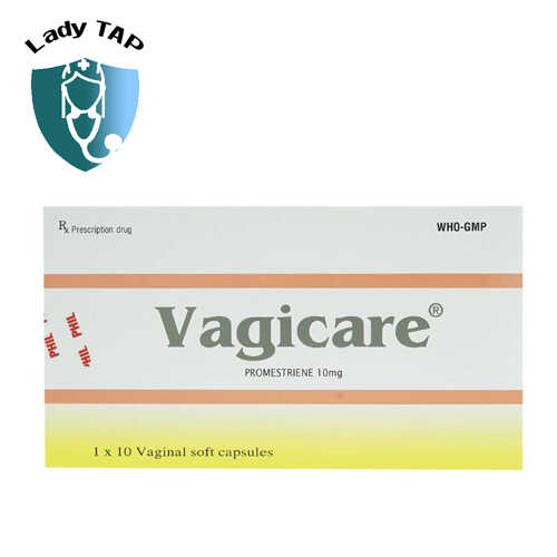 Vagicare - Viên đặt điều trị teo âm đạo - âm hộ hiệu quả