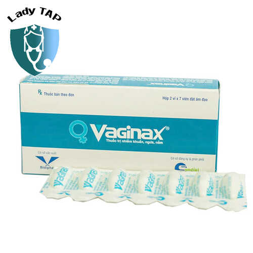 Vaginax - Viên đặt điều trị viêm phụ khoa hiệu quả của Bidiphar