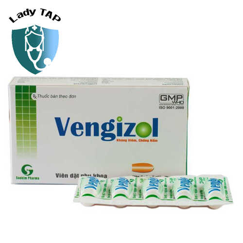 Vengizol - Thuốc đặt điều trị viêm nhiễm âm đạo hiệu quả