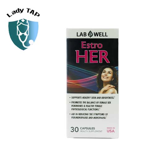 Viên uống Lab Well Estro Her - Hỗ trợ tăng cường sinh lý nữ của Labwell