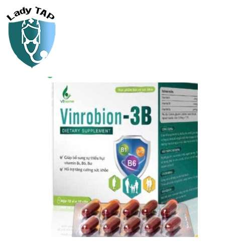 Vinrobion-3B Pulipha - Bổ sung vitamin B1, B6, B12 cho cơ cơ thể