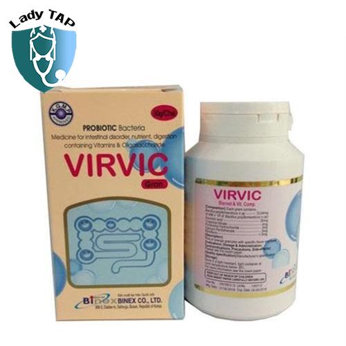 Virvic Binex - Dự phòng và điều trị các bệnh rối loạn đường ruột