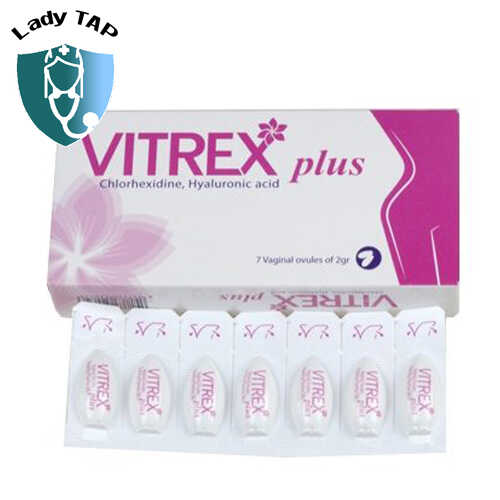 Vitrex plus - Viên đặt hỗ trợ điều trị viêm phụ khoa hiệu quả của Ý