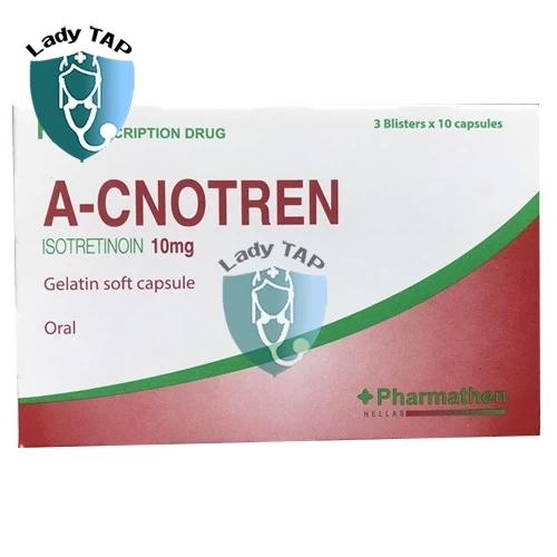 A-Cnotren 10mg G.A Pharmaceuticals - Điều trị mụn trứng cá