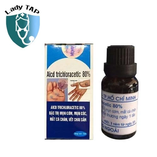 Acid Trichloracetic 80% - Điều trị mụn cóc ở bàn chân