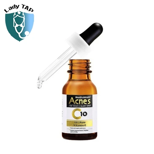 Acnes C10 15ml Rohto - Tinh chất vitamin C trắng da mờ thâm