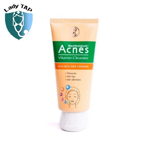 Acnes Vitamin Cleanser 100g Rohto - Kem rửa mặt Vitamin sáng da