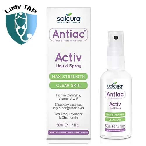 Antiac Activ Liquid Spray 50ml Salcura - Điều trị mụn rất hiệu quả