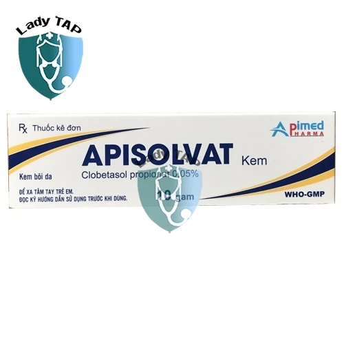 Apisolvat 10g Apimed - Điều trị viêm da tiếp xúc, viêm da dị ứng hiệu quả (10 type)