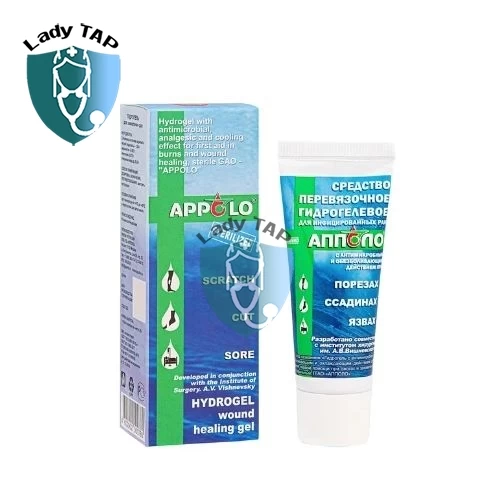 Apollo Wound Gel 20g - Kem bôi vết thương giúp dịu da