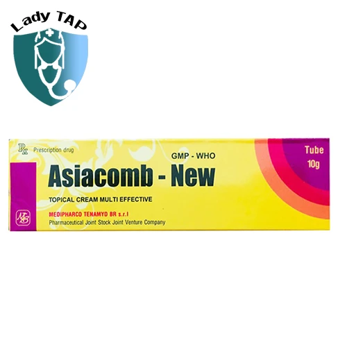 Asiacomb - New 10g Medipharco - Thuốc điều trị nhiễm khuẩn da hiệu quả