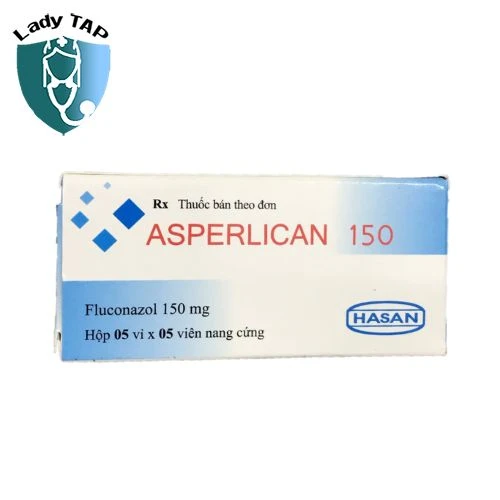 Asperlican 150 Hasan-Dermapharm - Điều trị nhiễm nấm Candida