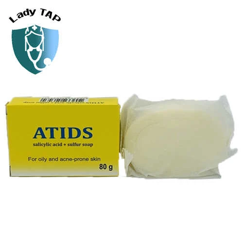 ATIDS 80g - Xà bông y khoa ngăn viêm lỗ chân lông hiệu quả