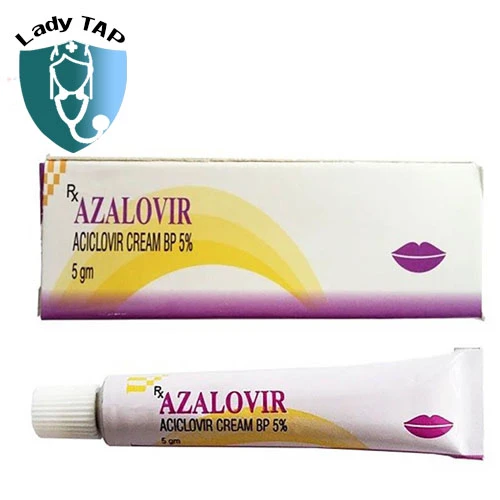 Azalovir 5% 5g Yash Medicare - Kem bôi điều trị virus Herpes trên da