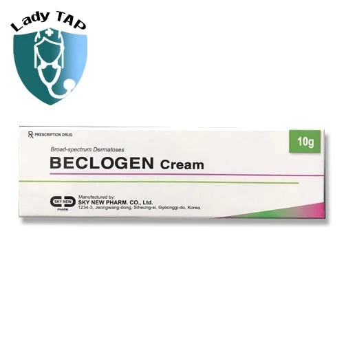 Beclogen Cream 10g Sky New - Điều trị vảy nến, tổ đỉa, mẩn ngứa