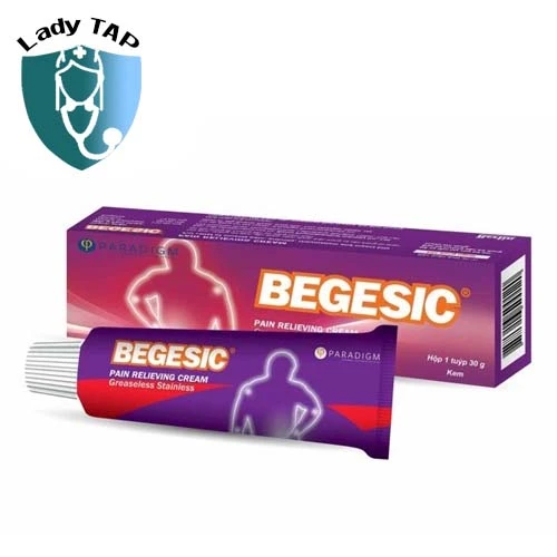 Begesic Cream 30g Berlin - Làm giảm đau cơ, đau do viêm khớp