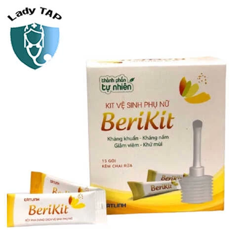 Bộ kit vệ sinh phụ nữ Berikit - Sản phẩm thụt rửa âm đạo