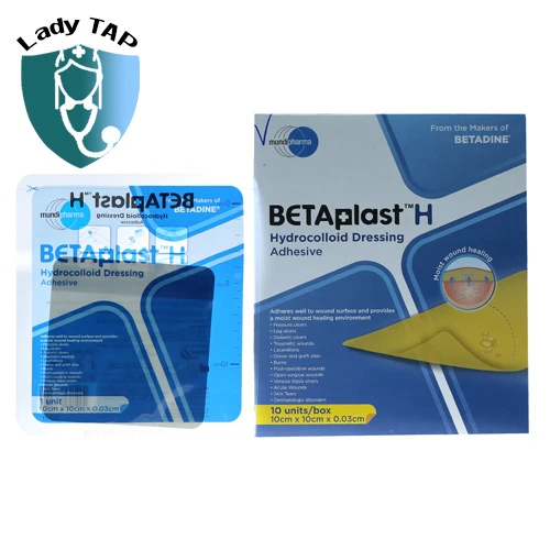 Betaplast H 10cmx10cmx0,5cm Mundipharma - Miếng dán băng vết thương