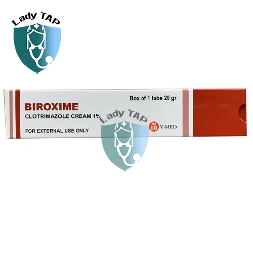 Biroxime 20g Y-med - Thuốc thoa ngoài điều trị nấm da (10 hộp)